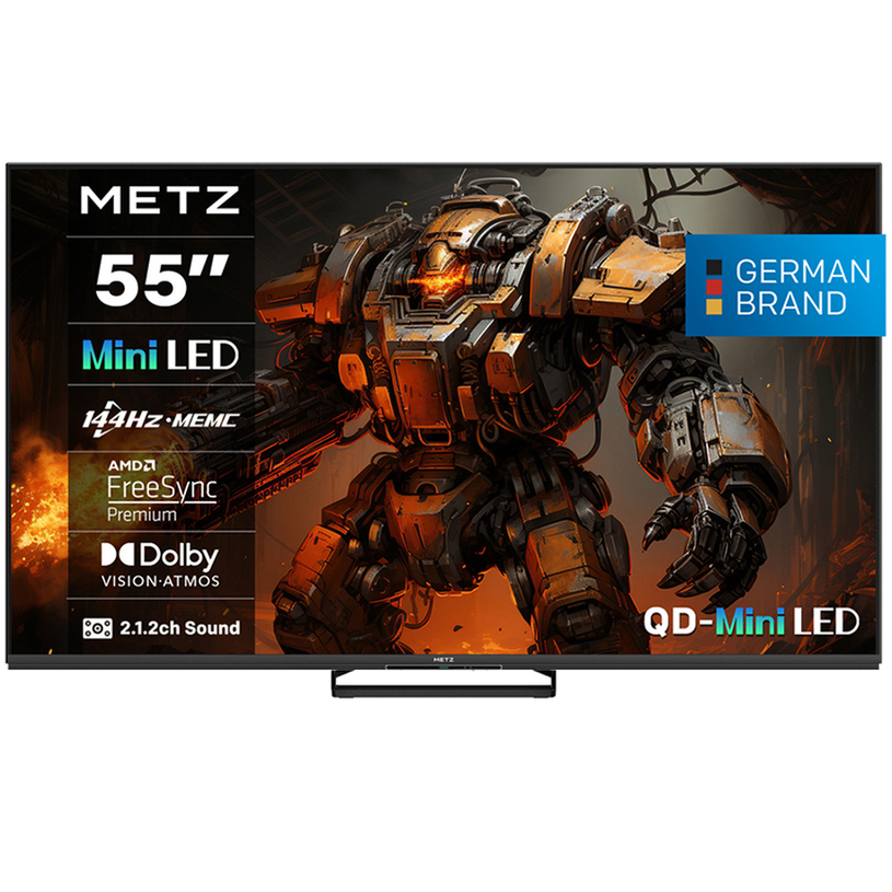 Телевизор METZ 55MNE8000Z 4K Ultra HD MINI LED SMART TV, GOOGLE TV, 55.0 ", 139.0 см Телевизор METZ 55MNE8000Z 4K Ultra HD MINI LED SMART TV, GOOGLE TV, 55.0 ", 139.0 см