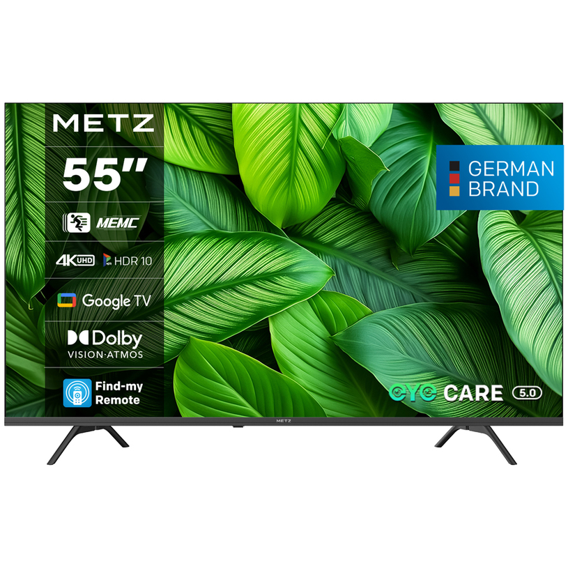 TV METZ 55MUF7000Z 4K Ultra HD LED SMART TV, GOOGLE TV, 55.0 ", 139.0 см TV METZ 55MUF7000Z 4K Ultra HD LED SMART TV, GOOGLE TV, 55.0 ", 139.0 см