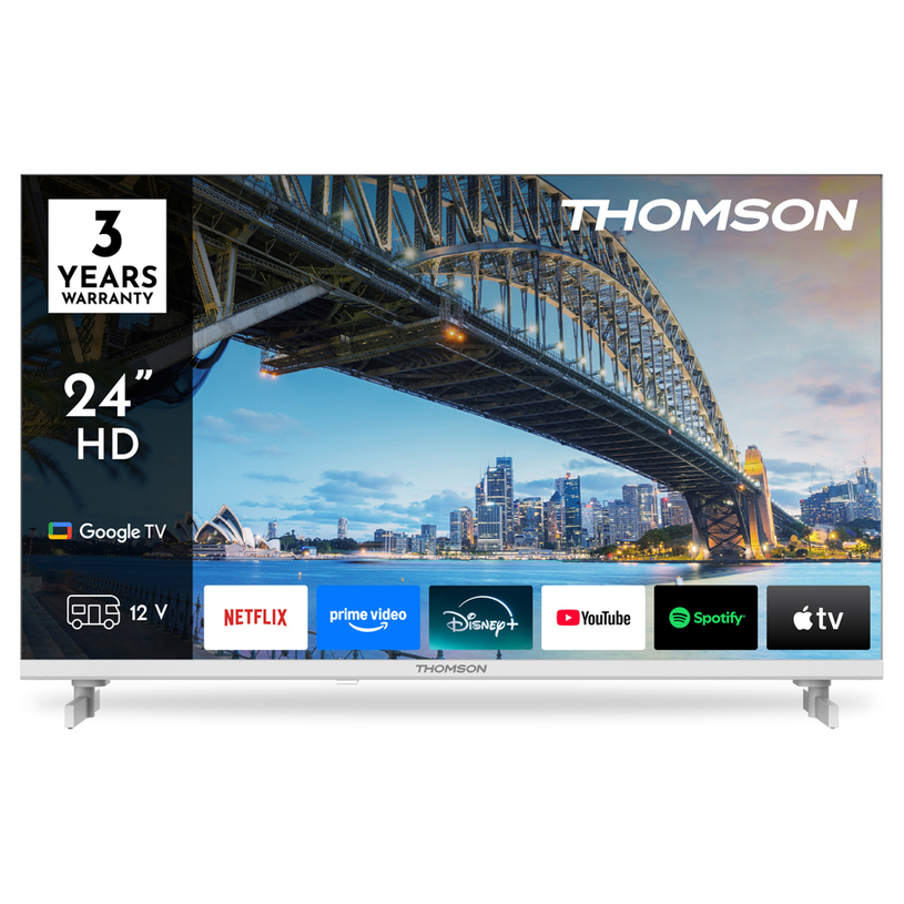 Телевизор THOMSON 24HG2S15CW 12V LED SMART TV, GOOGLE TV, 24.0 ", 60.0 см Телевизор THOMSON 24HG2S15CW 12V LED SMART TV, GOOGLE TV, 24.0 ", 60.0 см