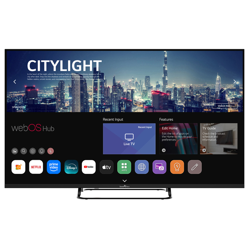 Телевизор SMARTTECH 43UW02V LED SMART TV, WEBOS, 43.0 ", 108.0 см Телевизор SMARTTECH 43UW02V LED SMART TV, WEBOS, 43.0 ", 108.0 см