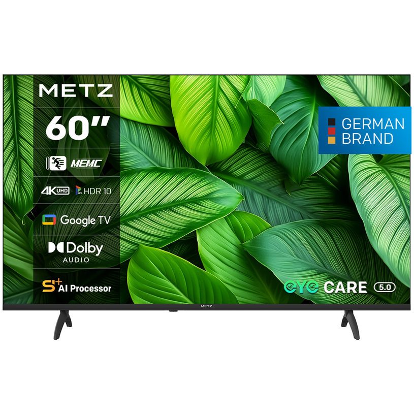 Телевизор METZ 60MUF7000Z 4K Ultra HD LED SMART TV, GOOGLE TV, 60.0 ", 152.0 см Телевизор METZ 60MUF7000Z 4K Ultra HD LED SMART TV, GOOGLE TV, 60.0 ", 152.0 см