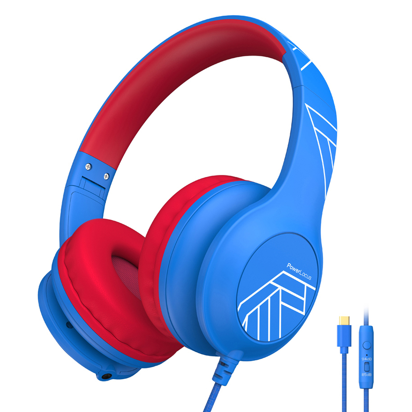 Стерео слушалки POWERLOCUS PLED BLUE/RED Стерео слушалки POWERLOCUS PLED BLUE/RED