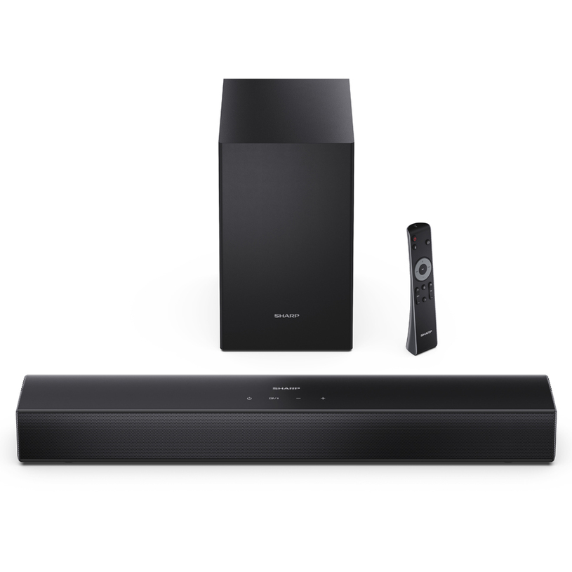 SHARP HT-SBW121 2.1 Soundbar with Wireless Subwoofer, 240 W