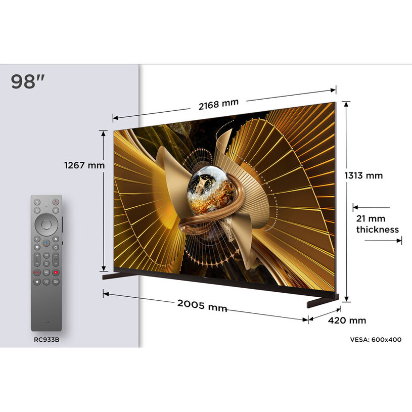 SQD-Mini LED with 20,736 dimming zones