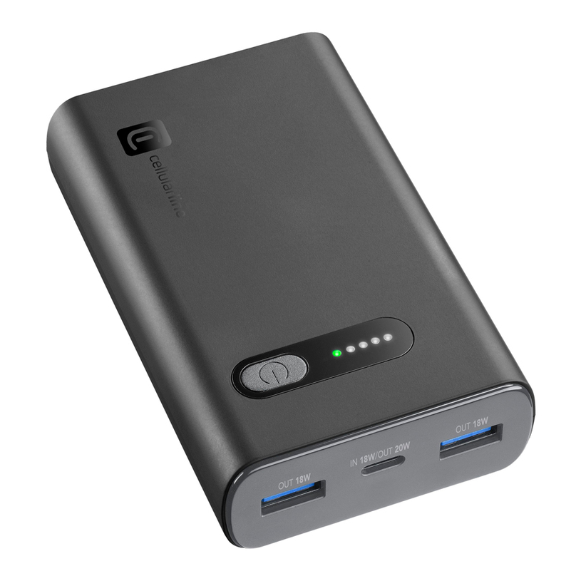 ВЪНШНА БАТЕРИЯ CELLULAR LINE FAST TURBO PD 10000 mAh ВЪНШНА БАТЕРИЯ CELLULAR LINE FAST TURBO PD 10000 mAh