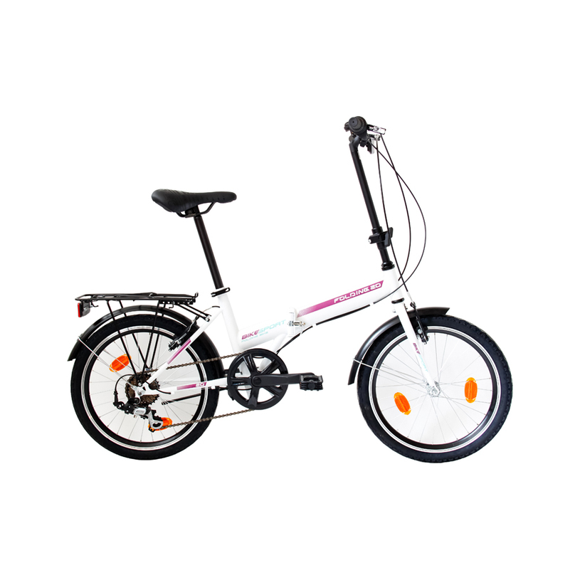 Велосипед BIKESPORT FOLDING 20" WHITE РАМКА СТОМАНЕНА Велосипед BIKESPORT FOLDING 20" WHITE РАМКА СТОМАНЕНА