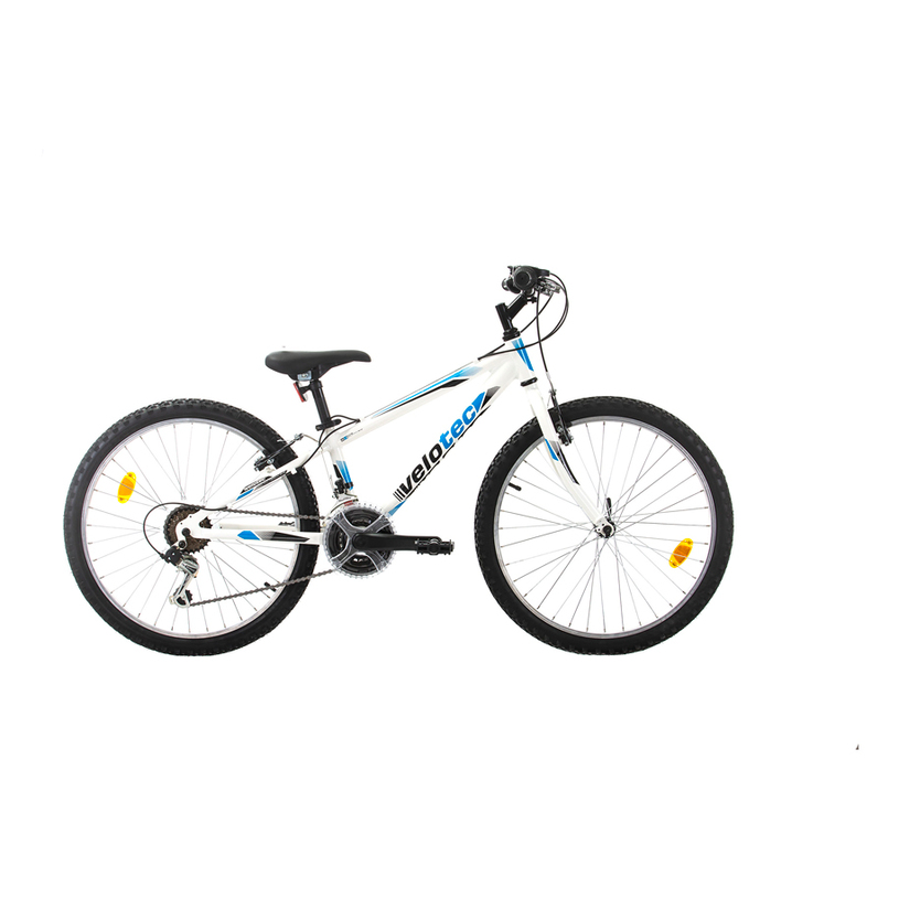 Велосипед VELOTEC TEMPO 24" WHITE/BLUE СКОРОСТИ 6 Велосипед VELOTEC TEMPO 24" WHITE/BLUE СКОРОСТИ 6