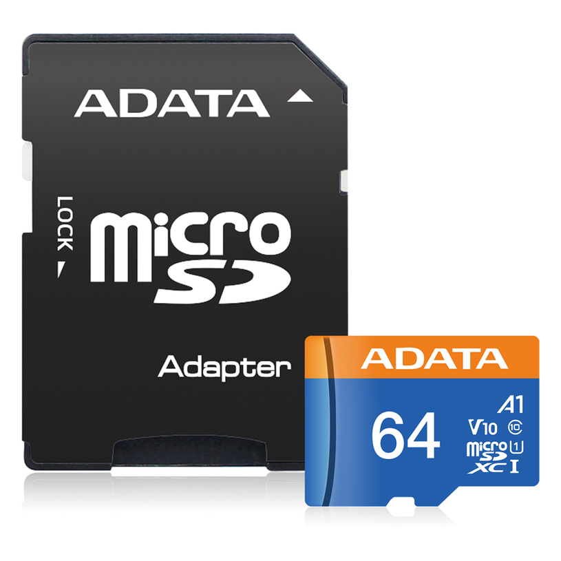 Memory card A-DATA MICROSDXC PREMIER 64GB UHS-1 Memory card A-DATA MICROSDXC PREMIER 64GB UHS-1