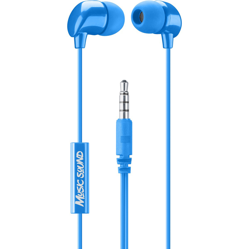 Headphones CELLULAR LINE MUSIC SOUND BLUE Headphones CELLULAR LINE MUSIC SOUND BLUE