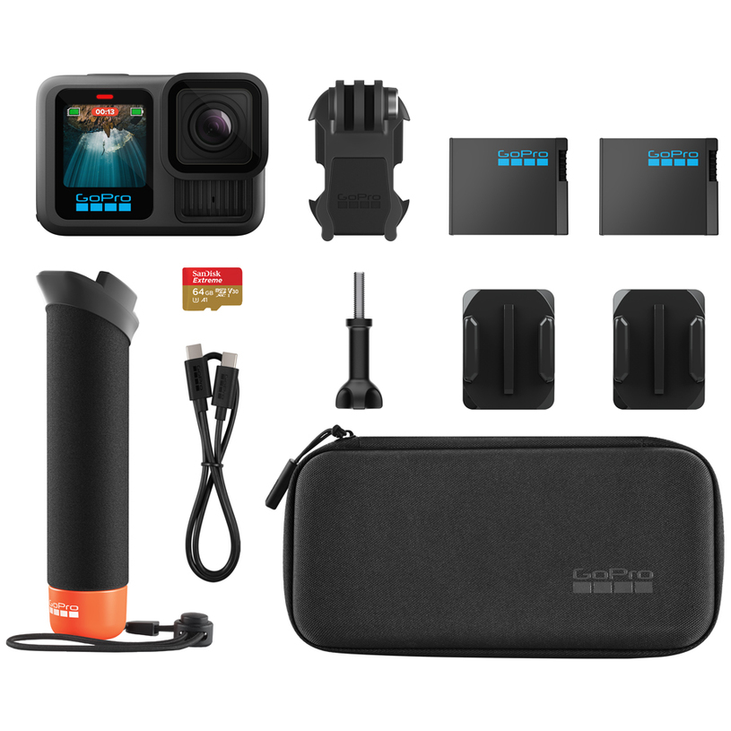 Екшън камера GOPRO HERO 13 ACCESSORY BUNDLE WI-FI, GPS Екшън камера GOPRO HERO 13 ACCESSORY BUNDLE WI-FI, GPS