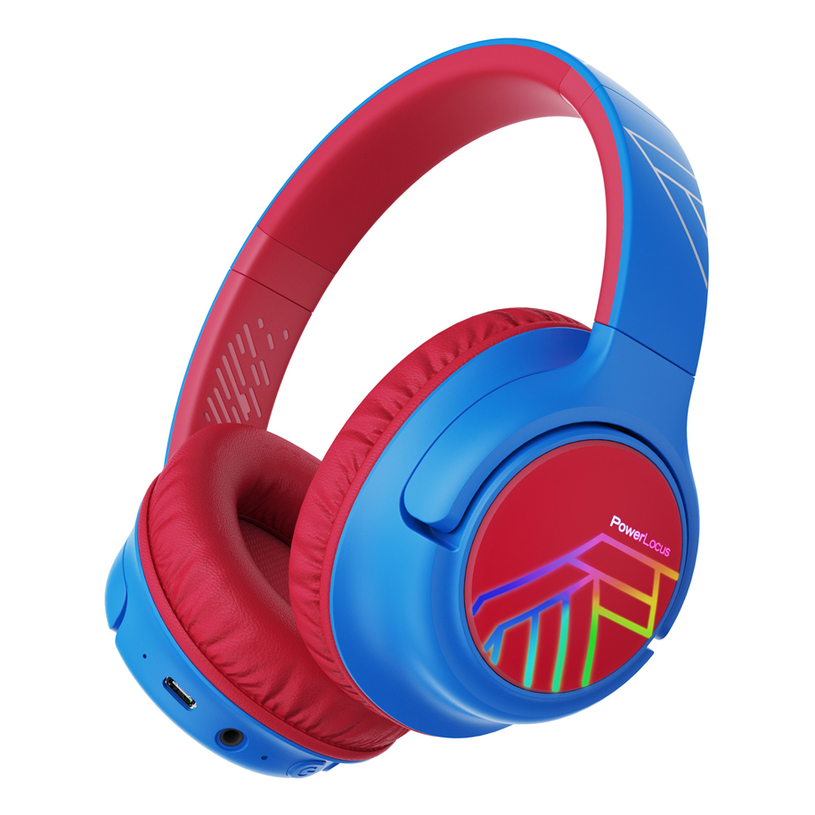Headphones POWERLOCUS BOBO KIDS BLUE/RED Headphones POWERLOCUS BOBO KIDS BLUE/RED