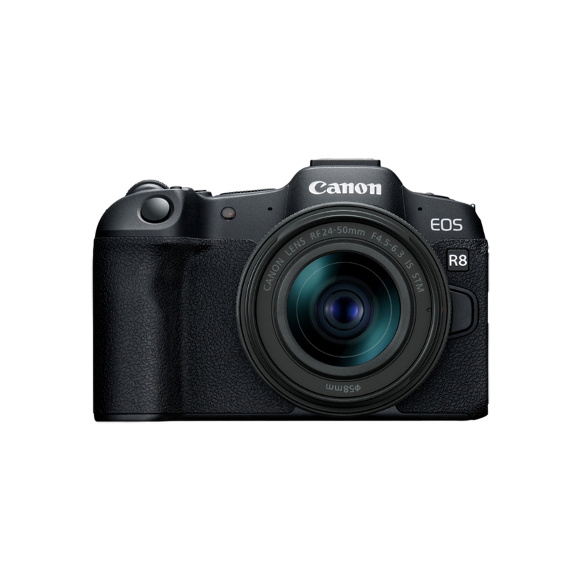 Безогледален фотоапарат CANON EOS R8+RF 24-50 IS STM 24.2 MPx, WI-FI, MIRRORLESS Безогледален фотоапарат CANON EOS R8+RF 24-50 IS STM 24.2 MPx, WI-FI, MIRRORLESS