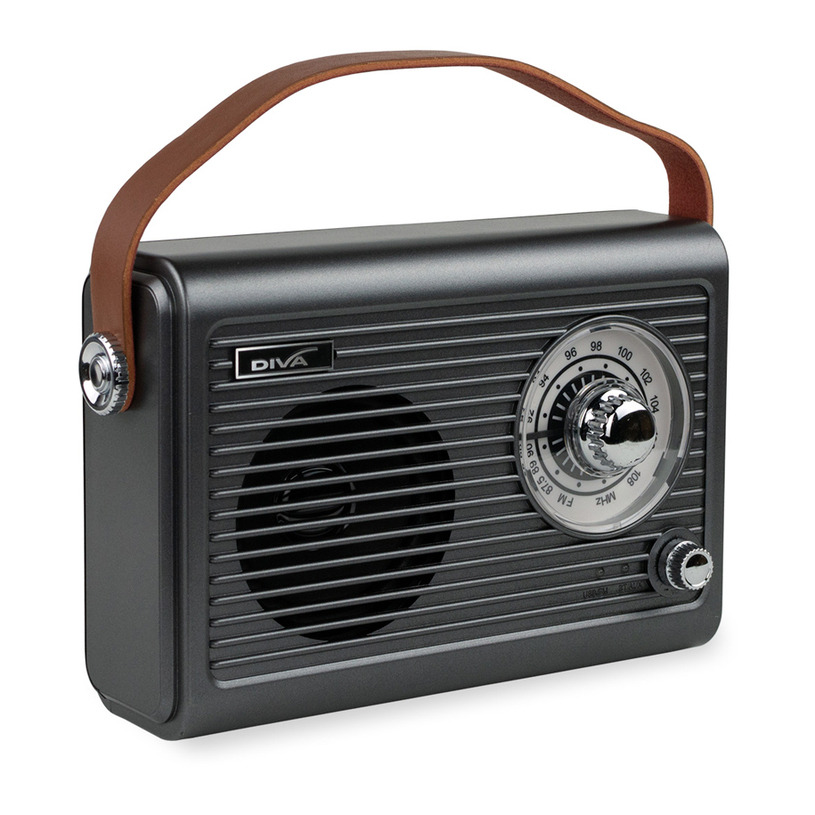 Портативно радио DIVA RETRO BOX BT 6500 Портативно радио DIVA RETRO BOX BT 6500