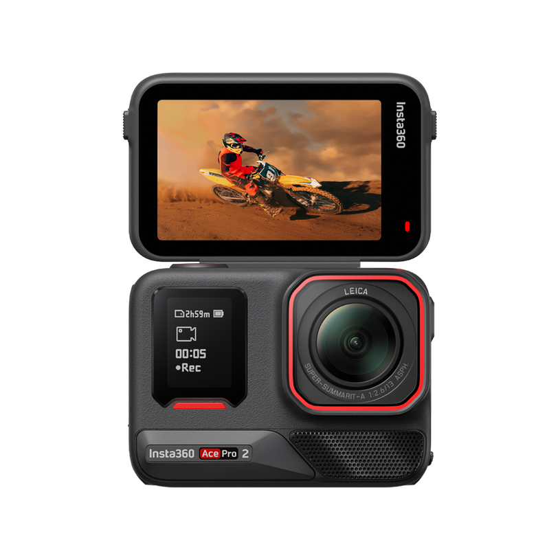 Екшън камера INSTA 360 ACE PRO 2 DUAL BATTERY BUNDLE WI-FI, GPS Екшън камера INSTA 360 ACE PRO 2 DUAL BATTERY BUNDLE WI-FI, GPS