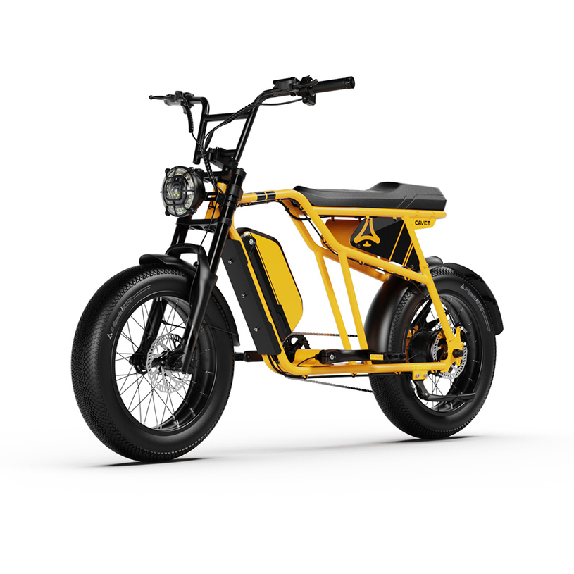 Electric bicycle A-SPADZ CAVET AIR FAT 20" YELLOW 250 W, ДО 25 КМ/Ч, MILEAGE ДО 100 КМ, 20.00 " Electric bicycle A-SPADZ CAVET AIR FAT 20" YELLOW 250 W, ДО 25 КМ/Ч, MILEAGE ДО 100 КМ, 20.00 "