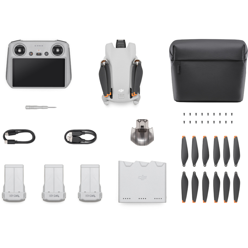 Drone DJI MINI 3 FLY MORE COMBO (DJI RC) FLIGHT ENDURANCE ДО 38 МИНУТИ, GPS, MAX FLIGHT DISTANCE ДО 18 КМ Drone DJI MINI 3 FLY MORE COMBO (DJI RC) FLIGHT ENDURANCE ДО 38 МИНУТИ, GPS, MAX FLIGHT DISTANCE ДО 18 КМ