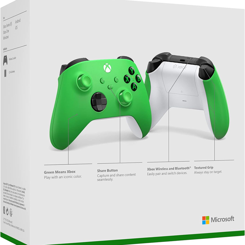 WIRELESS CONTROLLER XBOX VELOCITY GREEN