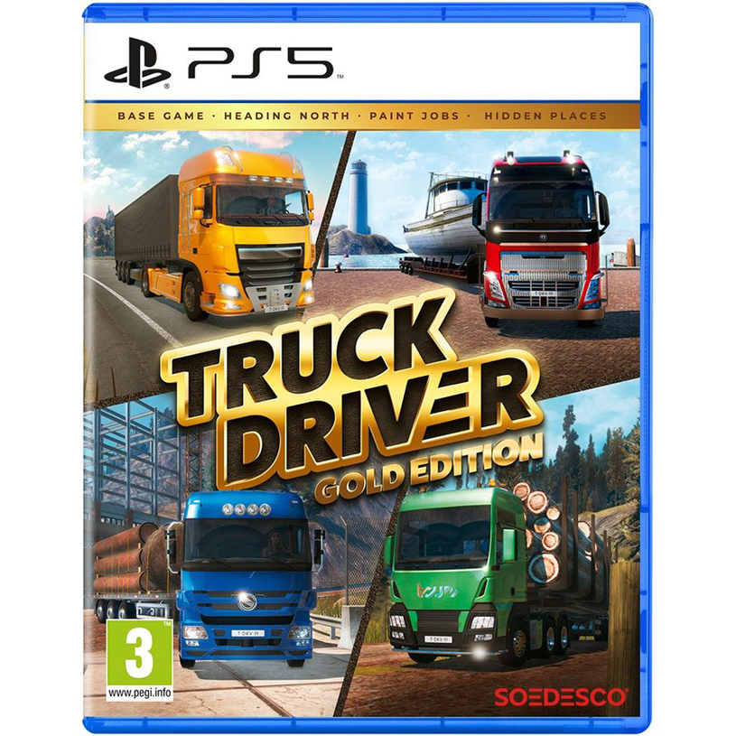 Game TRUCK DRIVER GOLD EDITION PLAYSTATION 5 PS5 Game TRUCK DRIVER GOLD EDITION PLAYSTATION 5 PS5