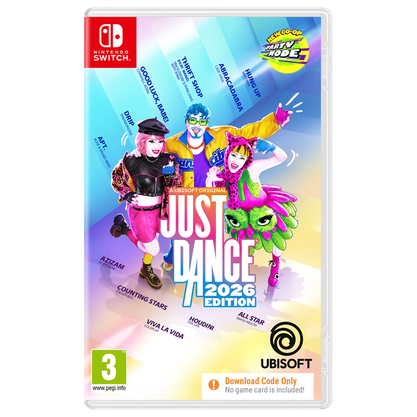 Игра JUST DANCE 2026 КОД В КУТИЯ NINTENDO SWITCH Игра JUST DANCE 2026 КОД В КУТИЯ NINTENDO SWITCH