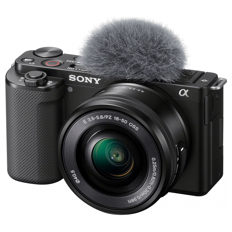 Безогледален фотоапарат SONY ZVE10KB 16-50MM 24.2 MPx, WI-FI, MIRRORLESS Безогледален фотоапарат SONY ZVE10KB 16-50MM 24.2 MPx, WI-FI, MIRRORLESS