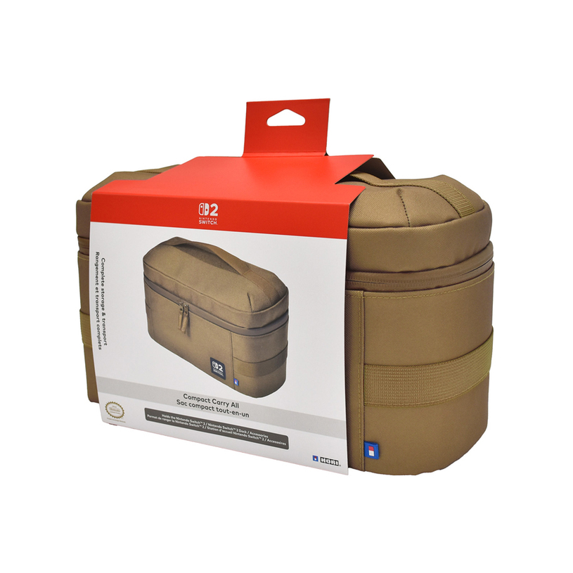 CASE HORI COMPACT CARRY ALL SAND NINTENDO SWITCH 2 CASE HORI COMPACT CARRY ALL SAND NINTENDO SWITCH 2