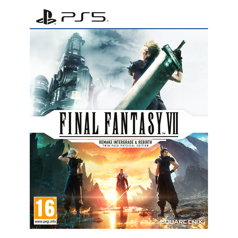 Game FINAL FANTASY VII REMAKE INTERGRADE AND REBIRTH TWIN PACK PLAYSTATION 5 PS5 Game FINAL FANTASY VII REMAKE INTERGRADE AND REBIRTH TWIN PACK PLAYSTATION 5 PS5