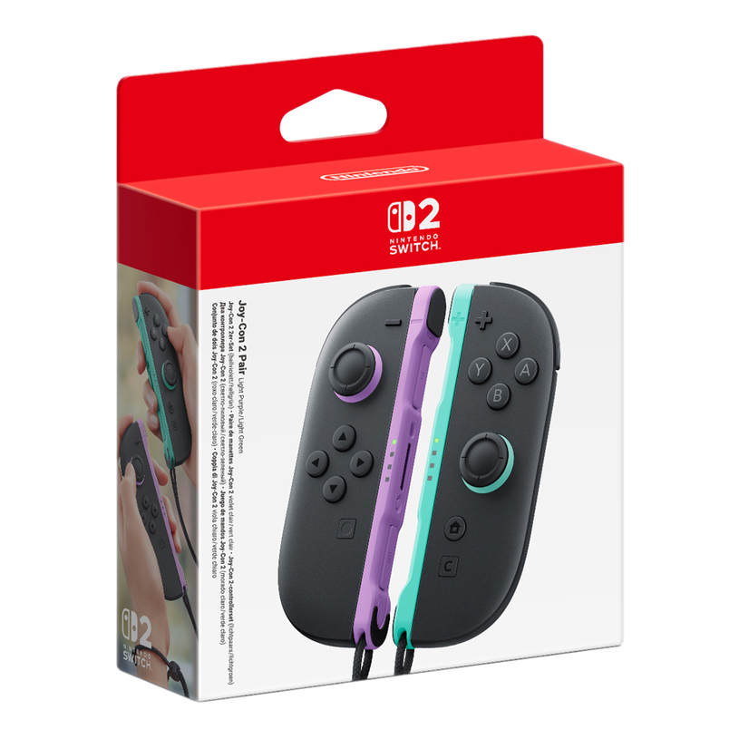 JOY-CON PAIR NINTENDO SWITCH 2 PURPLE/GREEN JOY-CON PAIR NINTENDO SWITCH 2 PURPLE/GREEN