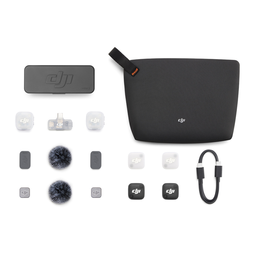 DJI MIC MINI 2 (2TX + 1 M RX + CHARGING) DJI MIC MINI 2 (2TX + 1 M RX + CHARGING)
