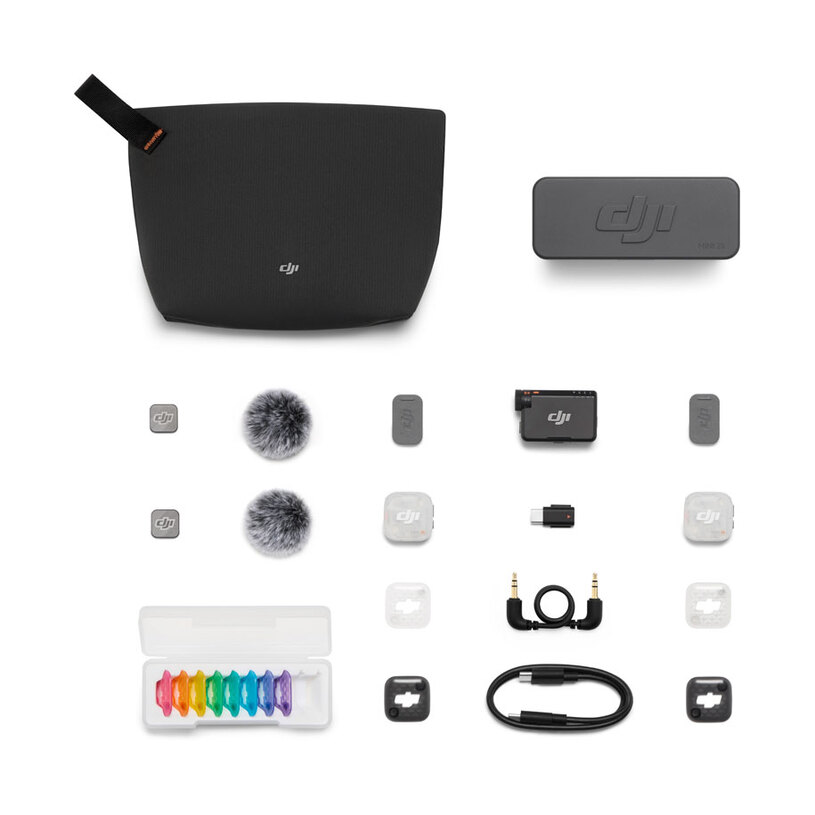 DJI MIC MINI 2S (2 TX + 1 RX + CHARGING) DJI MIC MINI 2S (2 TX + 1 RX + CHARGING)