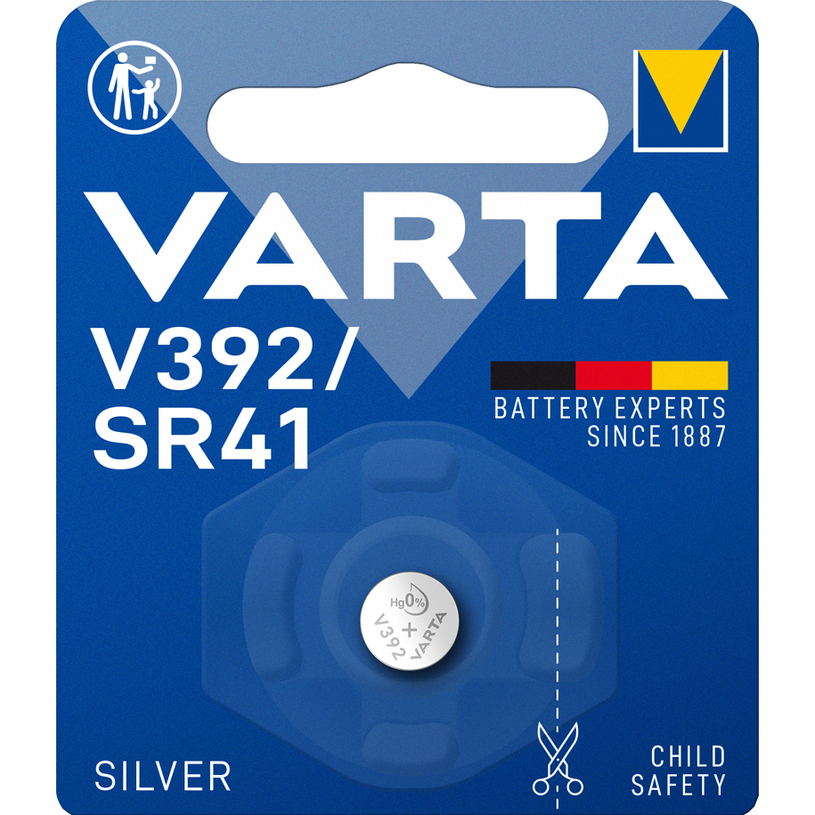 BATTERY VARTA SR41/V392 BATTERY VARTA SR41/V392