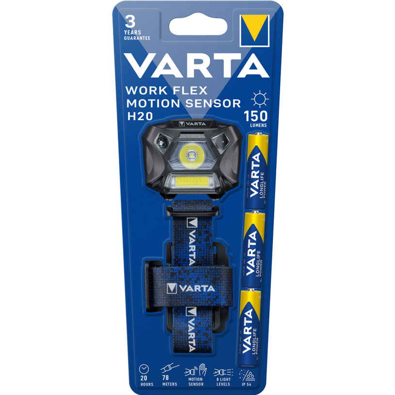 Фенер VARTA WORK FLEX MOTIONSENSOR H20 Фенер VARTA WORK FLEX MOTIONSENSOR H20