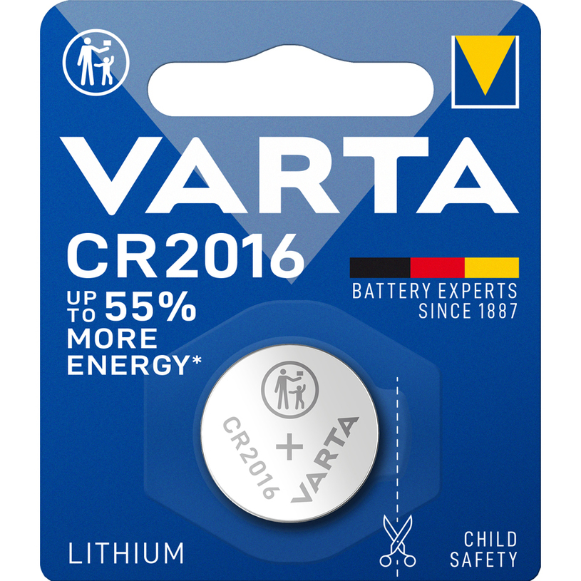 БАТЕРИЯ VARTA LITHIUM CR2016 БАТЕРИЯ VARTA LITHIUM CR2016