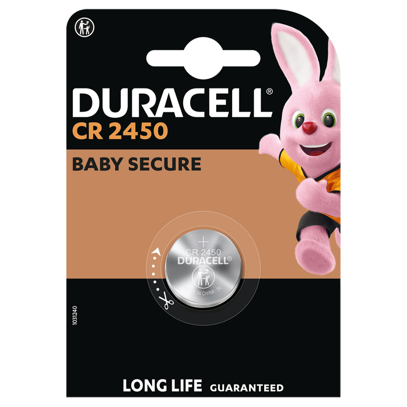 БАТЕРИЯ DURACELL CR2450 БАТЕРИЯ DURACELL CR2450