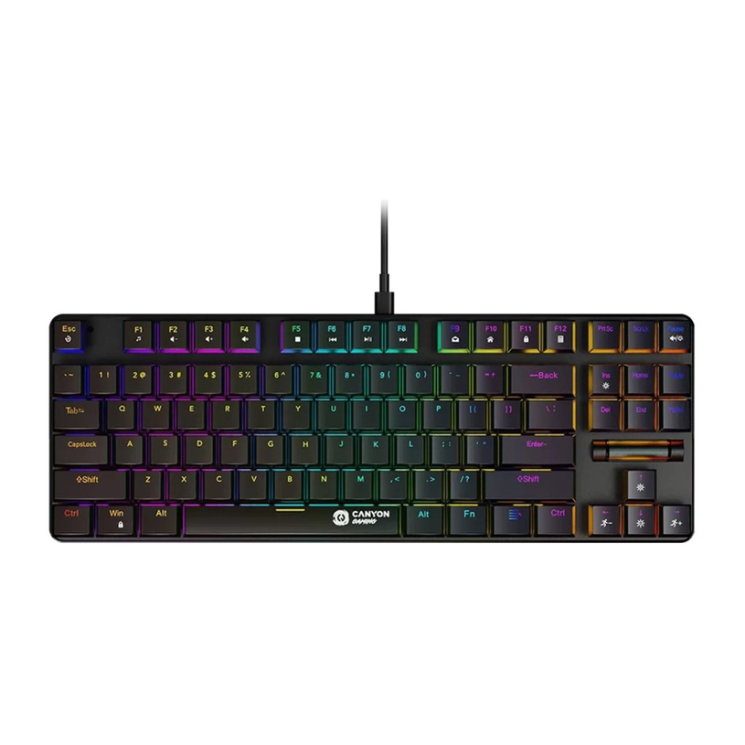 Клавиатура CANYON COMESTRIKE TKL GK-50 CND-SKB50 -US Клавиатура CANYON COMESTRIKE TKL GK-50 CND-SKB50 -US
