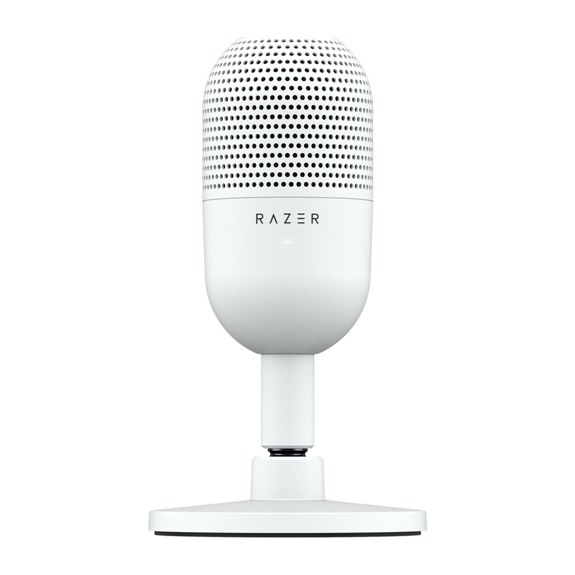 Настолен USB Микрофон с Tap-To-Mute сензор RAZER Seiren V3 Mini Mercury White RZ19-05050300-R3M1 Настолен USB Микрофон с Tap-To-Mute сензор RAZER Seiren V3 Mini Mercury White RZ19-05050300-R3M1