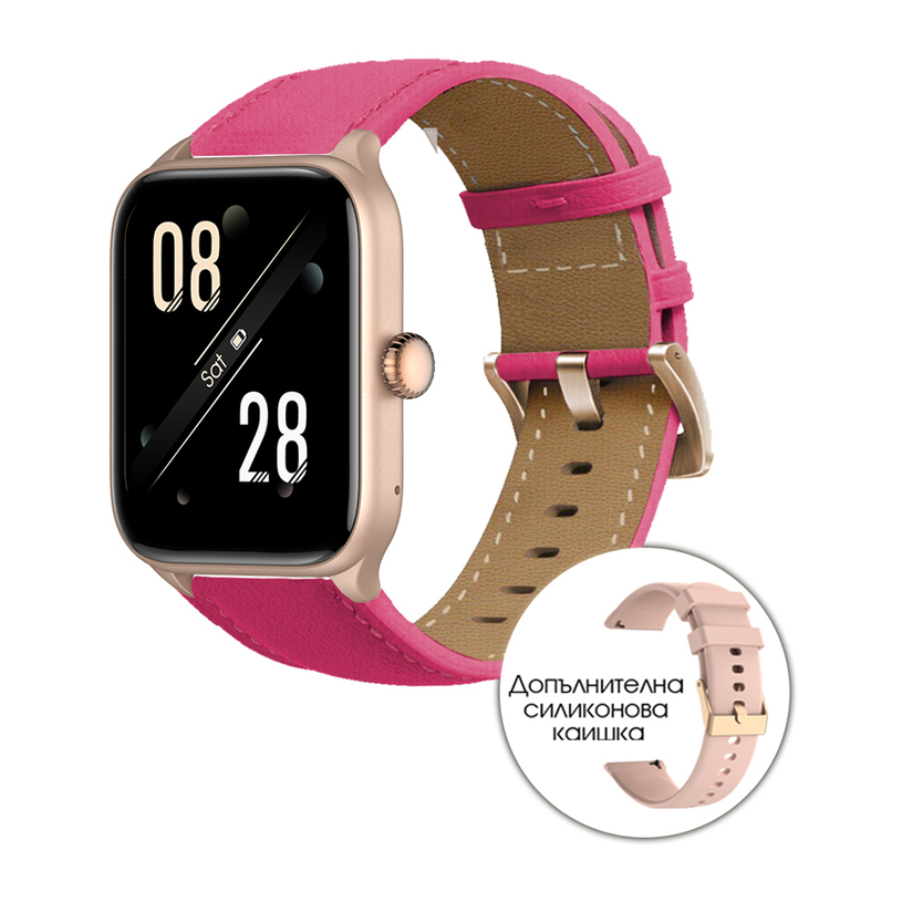 Смарт часовник RIVERSONG MOTIVE 6 PRO FUCSHCIA ПУЛСОМЕР, SPO2 Смарт часовник RIVERSONG MOTIVE 6 PRO FUCSHCIA ПУЛСОМЕР, SPO2