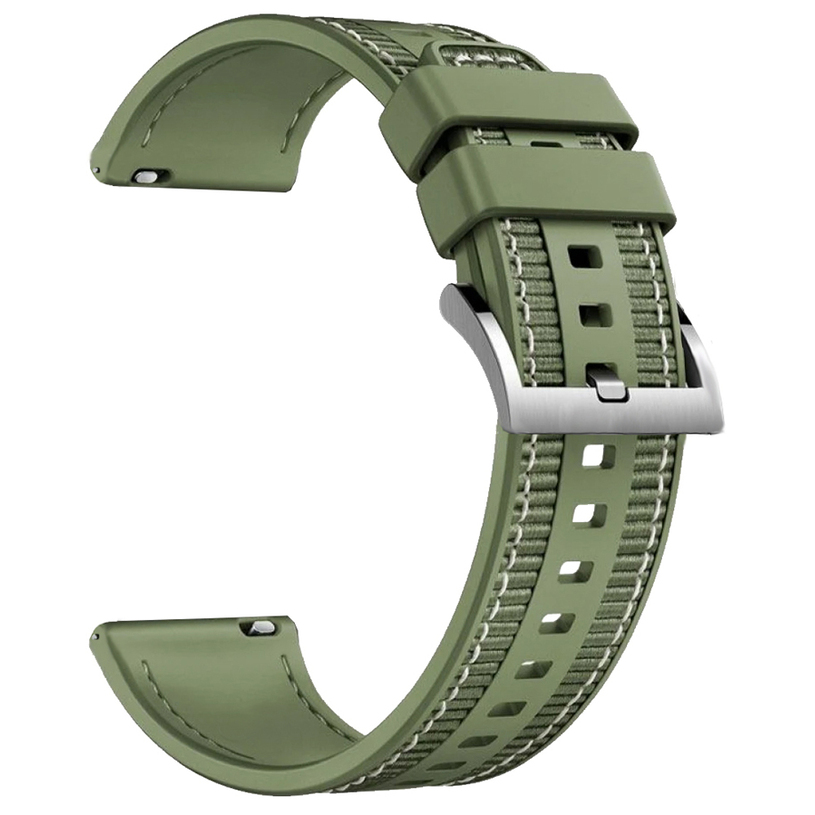 SILICONE STRAP TRENDER TR-HSL22GR 22 mm GREEN SILICONE STRAP TRENDER TR-HSL22GR 22 mm GREEN