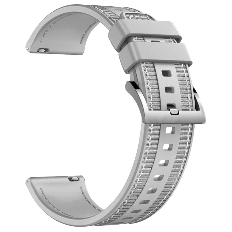 SILICONE STRAP TRENDER TR-HSL22GY 22 mm GRAY SILICONE STRAP TRENDER TR-HSL22GY 22 mm GRAY