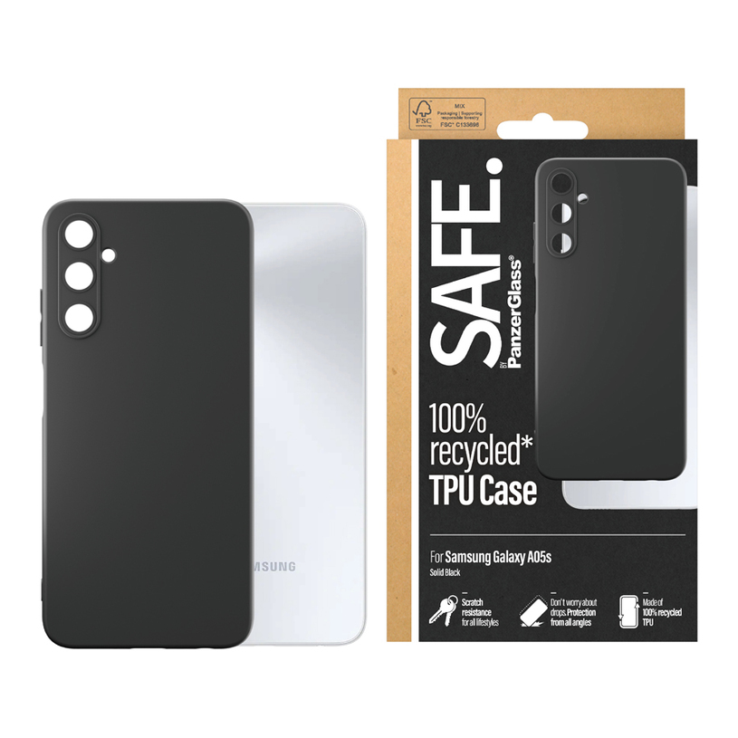 КАЛЪФ SAFE SAMSUNG A05S BLACK КАЛЪФ SAFE SAMSUNG A05S BLACK