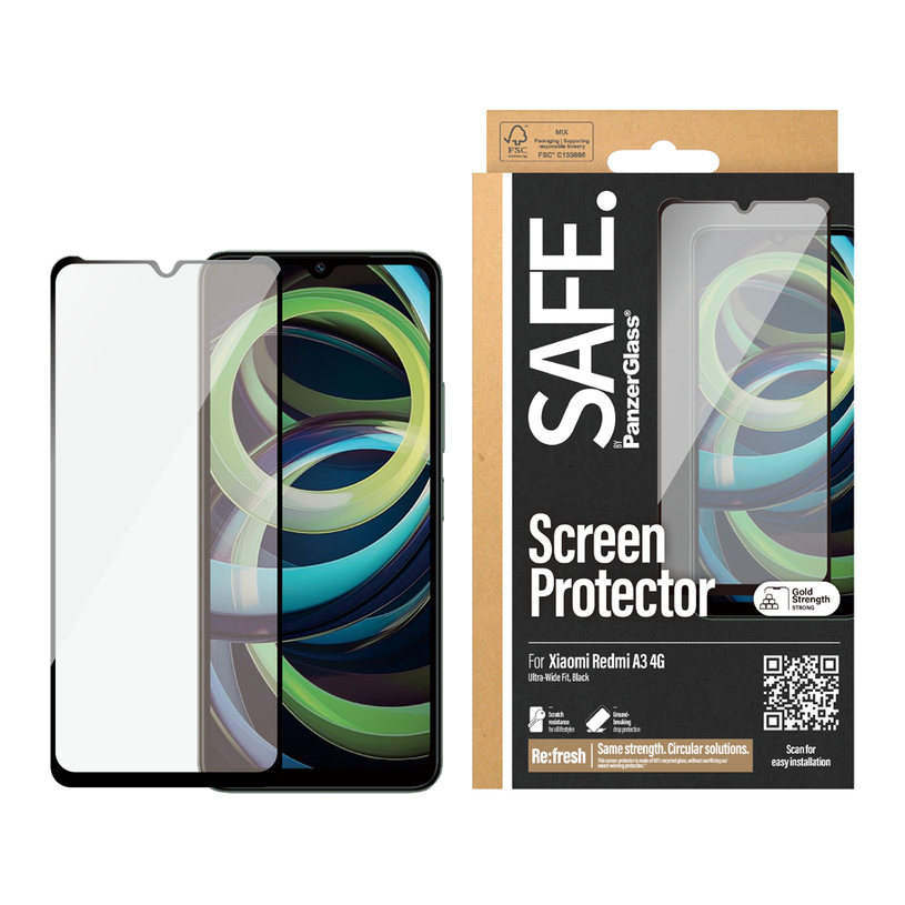 СТЪКЛО SAFE XIAOMI REDMI A3 СТЪКЛО SAFE XIAOMI REDMI A3