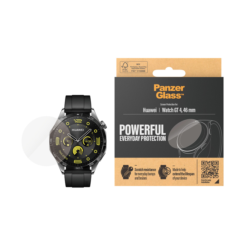 СТЪКЛО PANZERGLASS HUAWEI WATCH GT4 46 mm СТЪКЛО PANZERGLASS HUAWEI WATCH GT4 46 mm