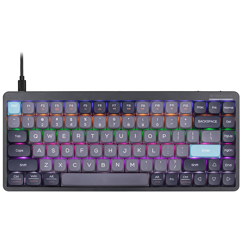 Keyboard TRACER Outemu Red Switch FINA 84 Blackcurrant Mechanic 1850mAh battery Keyboard TRACER Outemu Red Switch FINA 84 Blackcurrant Mechanic 1850mAh battery