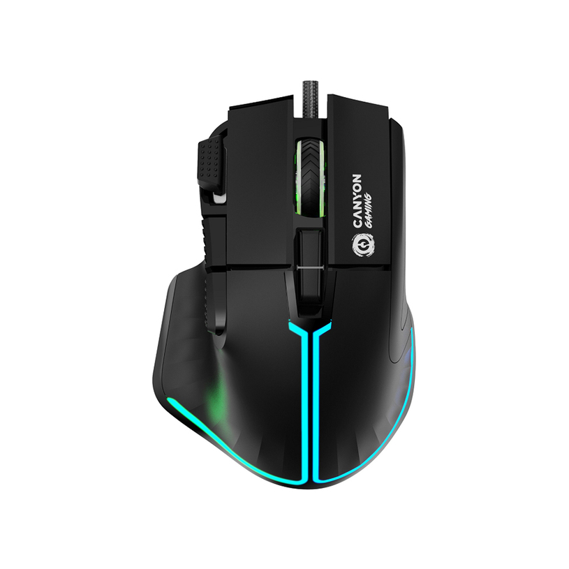 Мишка CANYON Fortnax GM-636 RGB Black CND-SGM636B Мишка CANYON Fortnax GM-636 RGB Black CND-SGM636B