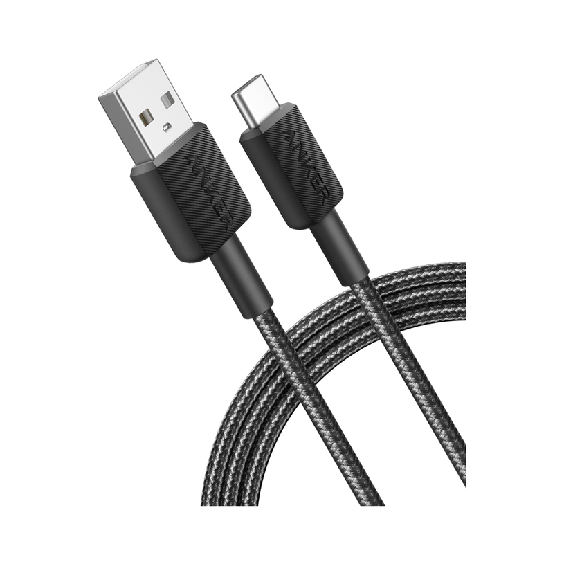 КАБЕЛ ANKER 322 TYPE-A TO TYPE-C 1.8M BK КАБЕЛ ANKER 322 TYPE-A TO TYPE-C 1.8M BK