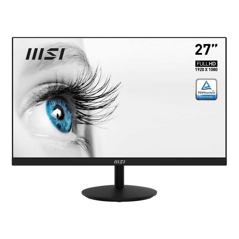 Monitor MSI PRO MP271A 0.311 мм, 178°/178°, IPS, 27.0 ", 68.6 см, 1920x1080, 100.00 Hz, 4.00 ms, HDMI, DisplayPort, ЧЕРЕН Monitor MSI PRO MP271A 0.311 мм, 178°/178°, IPS, 27.0 ", 68.6 см, 1920x1080, 100.00 Hz, 4.00 ms, HDMI, DisplayPort, ЧЕРЕН