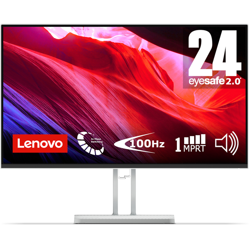 Монитор LENOVO L24i-4A 67BCKAC6EU 0.275 мм, 178°/178°, IPS, 23.8 ", 60.5 см, 1920x1080, 100.00 Hz, HDMI, CLOUD GREY Монитор LENOVO L24i-4A 67BCKAC6EU 0.275 мм, 178°/178°, IPS, 23.8 ", 60.5 см, 1920x1080, 100.00 Hz, HDMI, CLOUD GREY