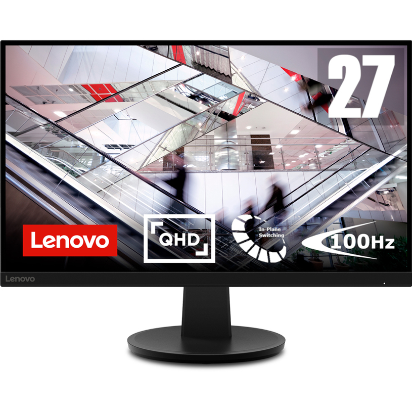 Монитор LENOVO N27q 67C2GAC1EU 0.233 мм, 178°/178°, IPS, 27.0 ", 68.6 см, 2560x1440, 100.00 Hz, HDMI, DisplayPort, BLACK Монитор LENOVO N27q 67C2GAC1EU 0.233 мм, 178°/178°, IPS, 27.0 ", 68.6 см, 2560x1440, 100.00 Hz, HDMI, DisplayPort, BLACK