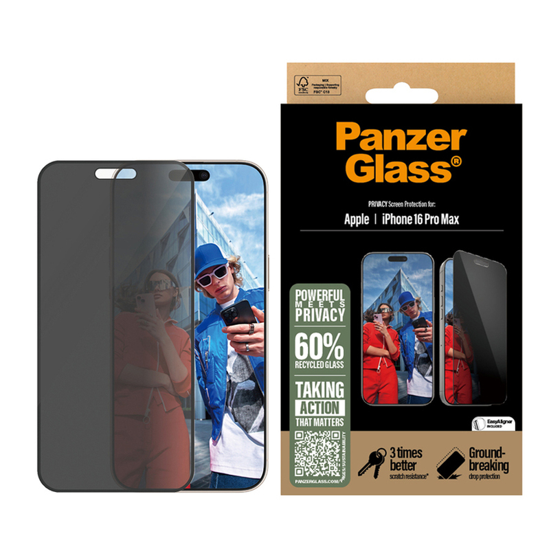 СТЪКЛО PG IPHONE 16 PRO MAX PRIVACY СТЪКЛО PG IPHONE 16 PRO MAX PRIVACY