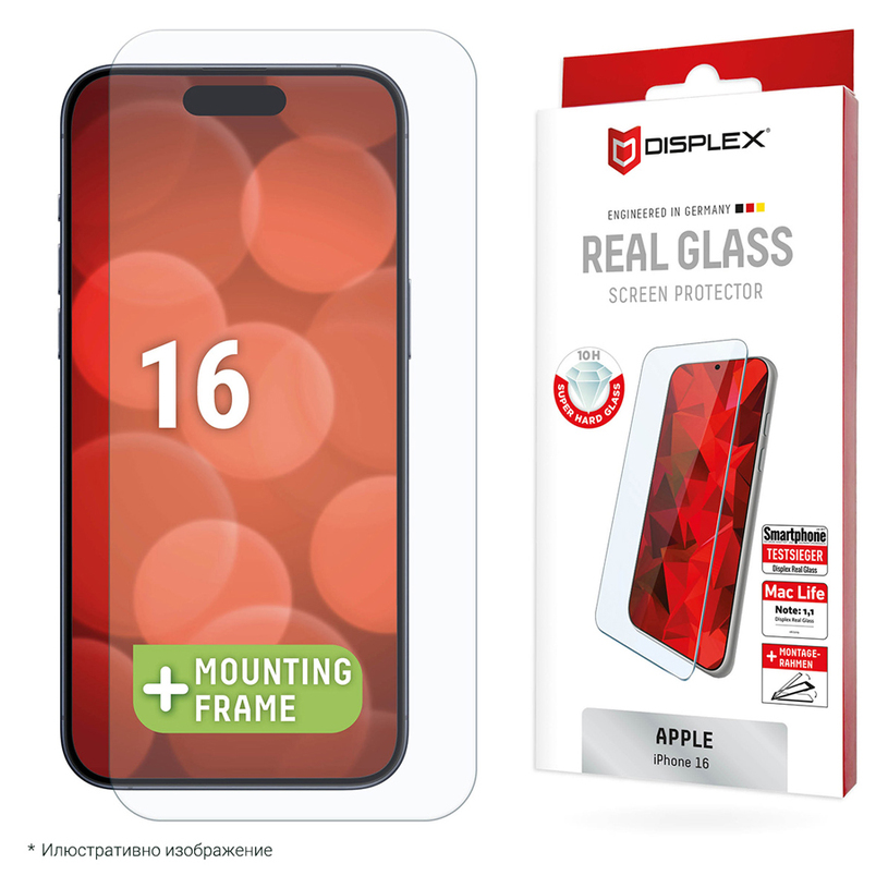 СТЪКЛО DISPLEX IPHONE 16 R.GLASS 02012 СТЪКЛО DISPLEX IPHONE 16 R.GLASS 02012