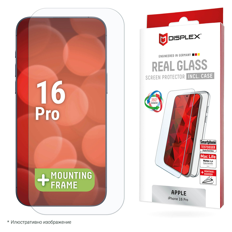 СТЪКЛО DISPLEX IPHONE 16PRO+SILI C 02003 СТЪКЛО DISPLEX IPHONE 16PRO+SILI C 02003